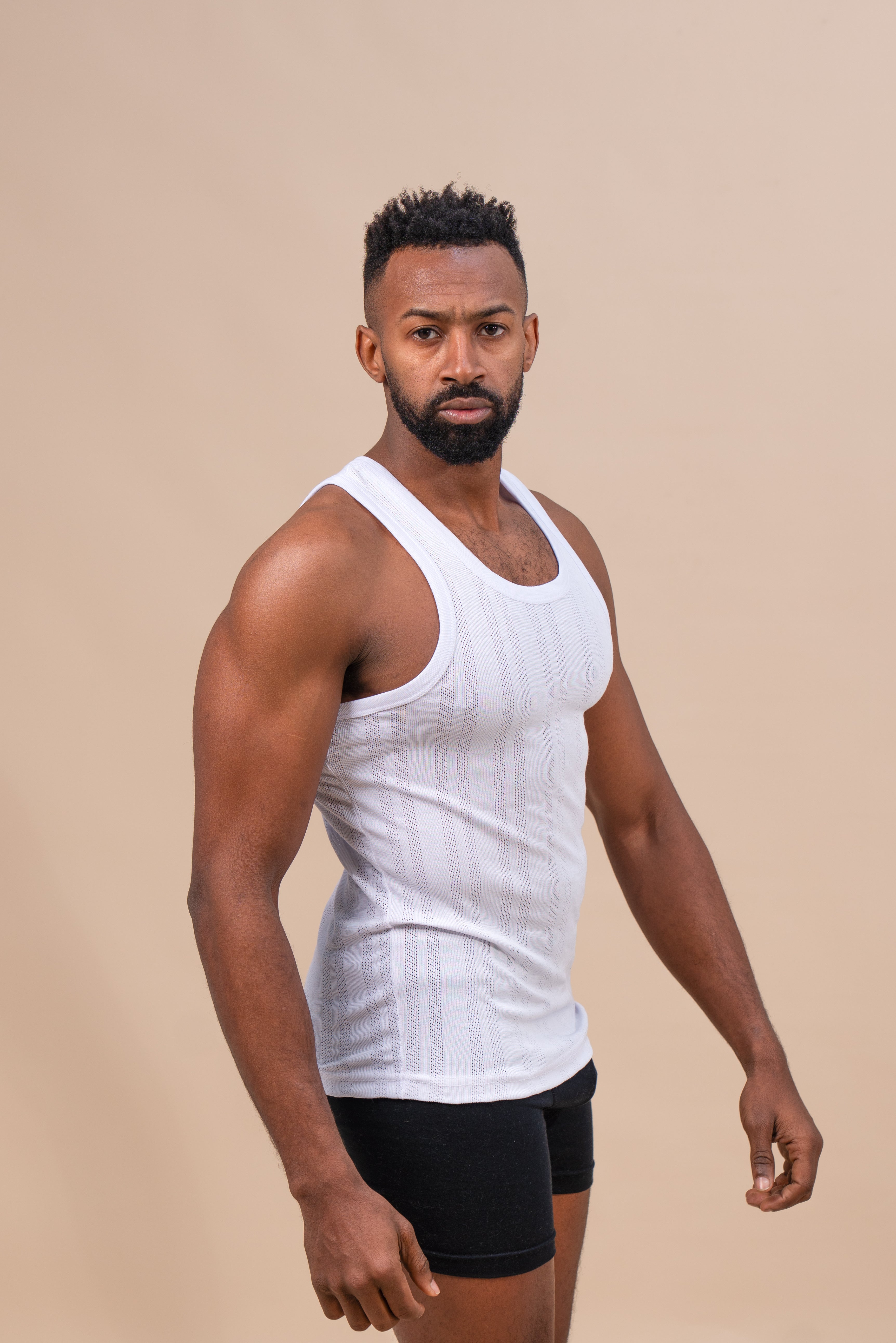 Pure Cotton Ribbed tank top