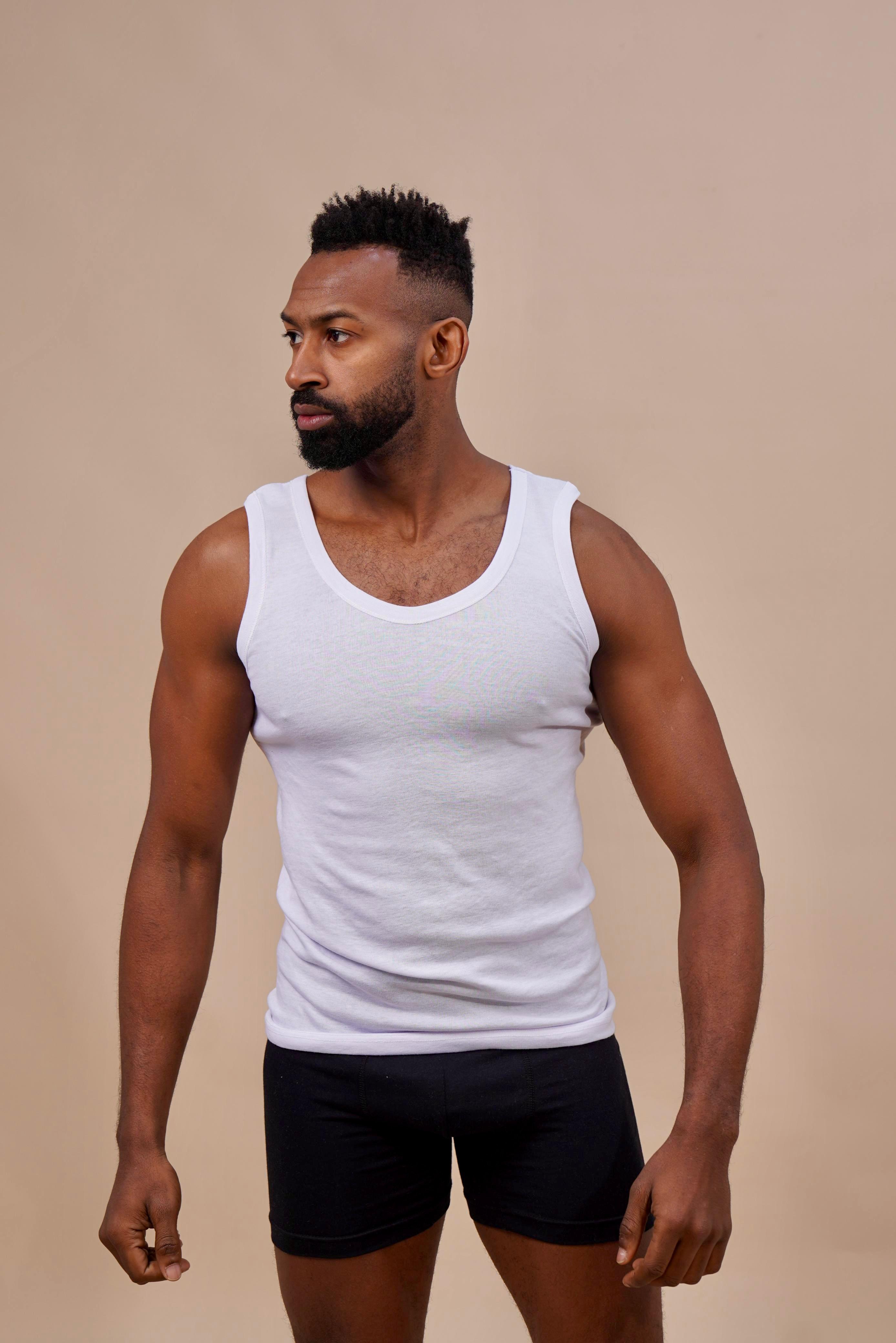 Pure Cotton Ribbed Tank Top